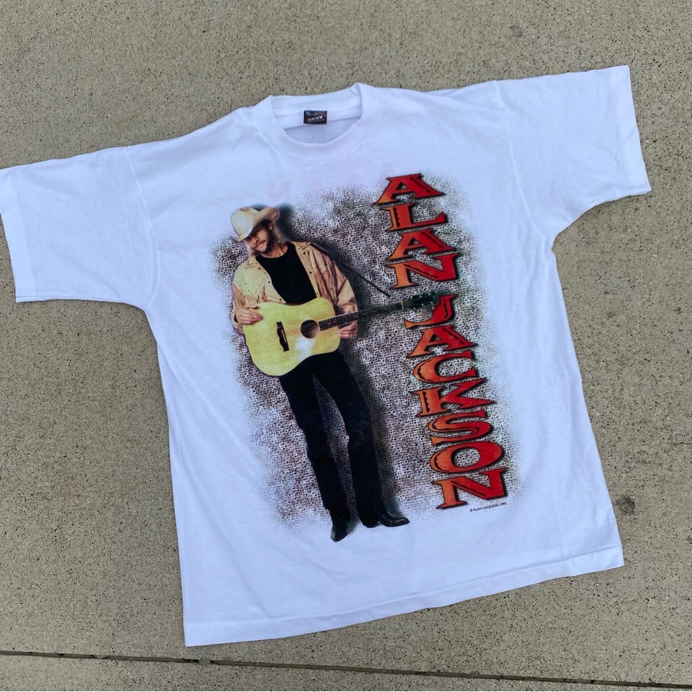 1995 Alan Jackson Music Shirt, Fruit of the Loom “Comfort Country” Tour